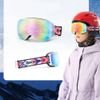 Rockbros SP284 Kids Ski Goggles Anti-Fog With Uv Filter Gray Lens With Pink Mirror - White 5907769389566 - (14110005003)