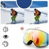Rockbros SP284 Kids Ski Goggles Anti-Fog With Uv Filter Gray Lens With Pink Mirror - White 5907769389566 - (14110005003)