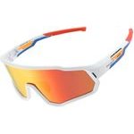 Rockbros SP383 Shining Warrior Cycling Glasses - Matte White Frame, Polarized Red Lenses 5907769389573 - (1411003501)