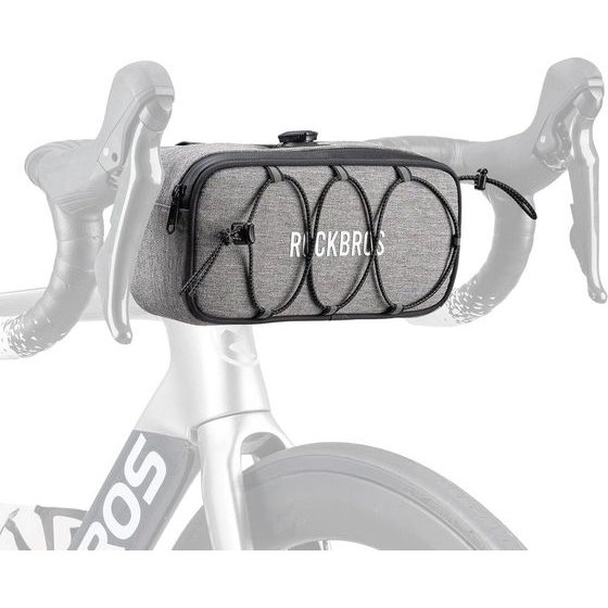 Rockbros TL001 Road To Sky 1.9L Waterproof Handlebar Bike Bag - Gray 5907769391835 - (30110024004)