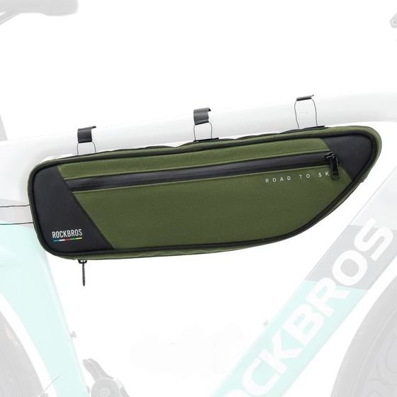 Rockbros TL003 Road To Sky 2L Frame Bag Waterproof - Green 5907769391934 - (30120043004)
