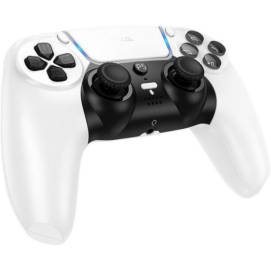 Hoco Wireless Gamepad For PS5 Compatible With PS5/PS4 Games GA32 white