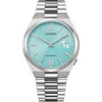 CITIZEN Tsuyosa Men's Watch Turquoise Blue - Automatic Saphir - (NJ0151-88M)