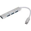 NSP N36 4 In 1 USB-C 3.0 Hub Type C +Otg +Usb 2.0 (3 ports) + Usb 3.0 5GBps (1 port) ALUMINIUM