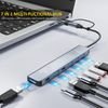 NSP N38 7IN1 Hub With Dual USB-C/USB-A+Otg Connector Usb C 3.1 10GBps (2ports)+Usb 3.0 5GBps +Usb 2.0 480MBps (4port) ALUMINIUM