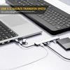 NSP N38 7IN1 Hub With Dual USB-C/USB-A+Otg Connector Usb C 3.1 10GBps (2ports)+Usb 3.0 5GBps +Usb 2.0 480MBps (4port) ALUMINIUM