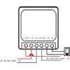 GreenBlue Flush-Mount Wifi Relay, Android/iOS/Alexa/Google Home, 100-240 V AC, 50/60 Hz, max. 16 A, For 150 W LEDs, - (GB739)