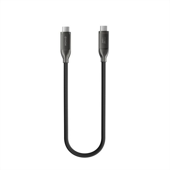 Nomad Kevlar Cable USB4, USB-C To USB-C, 0.3m, Carbide V3 - (NM009810858)