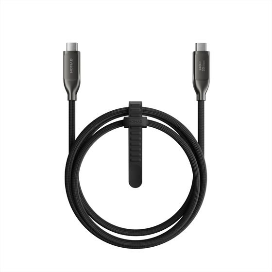 Nomad Kevlar Cable USB4, USB-C To USB-C, 1.0m, Carbide V3 - (NM009827858)