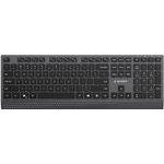 Gembird Slim Wired Multimedia Keyboard With Type-C adapter, Us layout, Black - (KB-MCH-06)