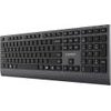 Gembird Slim Wired Multimedia Keyboard With Type-C adapter, Us layout, Black - (KB-MCH-06)