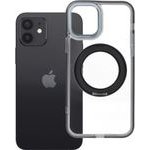 Case For Iphone 12 Frame Circle Stand Compatible With Magsafe Black OEM