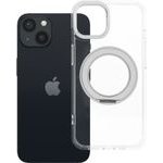 Case For Iphone 13 Frame Circle Stand Compatible With Magsafe Transparent OEM
