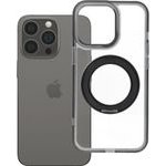 Case For Iphone 13 Pro Frame Circle Stand Compatible With Magsafe Black OEM