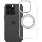 Case For Iphone 16 Pro Frame Circle Stand Compatible With Magsafe Transparent OEM