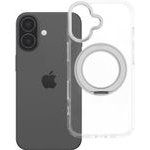 Case For Iphone 17 Frame Circle Stand Compatible With Magsafe Transparent OEM