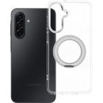 Case For Samsung A17 Frame Circle Stand Compatible With Magsafe Transparent OEM
