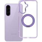 Case For Samsung A37 Frame Circle Stand Compatible With Magsafe Purple OEM