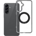 Case For Samsung A56 Frame Circle Stand Compatible With Magsafe Black OEM