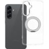 Case For Samsung A56 Frame Circle Stand Compatible With Magsafe Transparent OEM