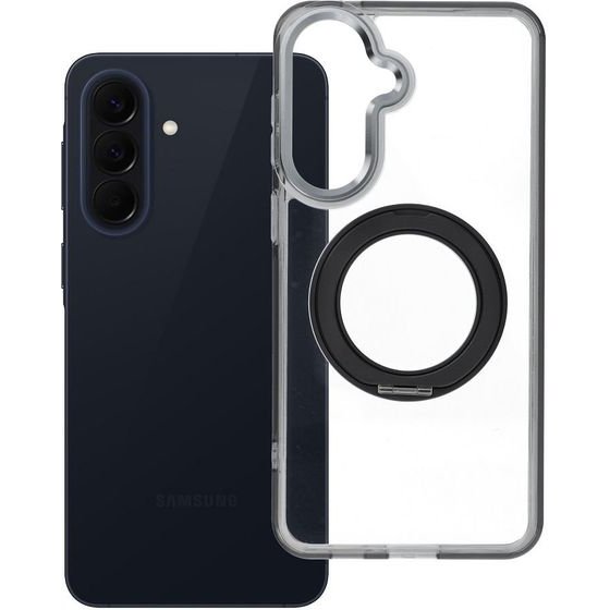 Case For Samsung A57 Frame Circle Stand Compatible With Magsafe Black OEM