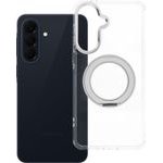 Case For Samsung A57 Frame Circle Stand Compatible With Magsafe Transparent OEM