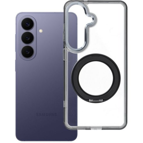Case For Samsung S26 Frame Circle Stand Compatible With Magsafe Black OEM