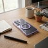 Case For Samsung S26 Frame Circle Stand Compatible With Magsafe Purple OEM