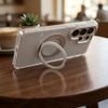 Case For Samsung S26 Frame Circle Stand Compatible With Magsafe Transparent OEM