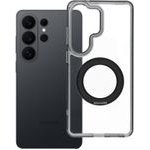 Case For Samsung S26 Ultra Frame Circle Stand Compatible With Magsafe Black OEM