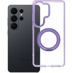 Case For Samsung S26 Ultra Frame Circle Stand Compatible With Magsafe Purple OEM
