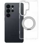 Case For Samsung S26 Ultra Frame Circle Stand Compatible With Magsafe Transparent OEM