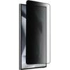Idol 1991 Premium Privacy Antispy Tempered Glass Samsung S24 Ultra 5G 6.8in 9H 0.25mm Semi Curved Finger Unlock Full Glue BLACK