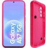 Volte-Tel Silicon Tpu With Strap ���� Samsung A57 5G A576 6.7in Full Camera Protection Pink With Pink HEARTS