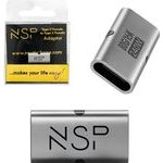 NSP ����������� Type C Female To Type C Female 80GBps 240W 48V 5A Aluminium SILVER
