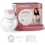 MOMCOZY S12 Pro Quick | Wearable Breast Pump | Cordless, single, Pink Colour - (BP335-PK70000B12106-A)