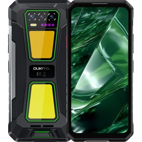Oukitel Smartphone WP58 Pro, 6.7'', 8/512GB, 5G, 10000mAh, IP68/IP69K/MIL-STD-810H, ������� - (WP58PRO-8+512-GN)