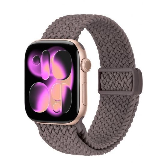 Crong Wave Band - Braided Strap For Apple Watch 38/40/41/42 Mm (brown) - (CRG40WAV2BRW)