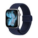 Crong Wave Band - Braided Strap For Apple Watch 38/40/41/42 Mm (Navy blue) - (CRG40WAV2NBL)