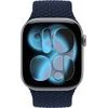 Crong Wave Band - Braided Strap For Apple Watch 38/40/41/42 Mm (Navy blue) - (CRG40WAV2NBL)