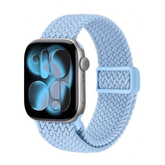 Crong Wave Band - Braided Strap For Apple Watch 38/40/41/42 Mm (Sky blue) - (CRG40WAV2LBL)