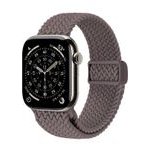 Crong Wave Band - Braided Strap For Apple Watch 44/45/46/49 Mm (Brown) - (CRG44WAV2BRW)