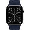 Crong Wave Band - Braided Strap For Apple Watch 44/45/46/49 Mm (Navy blue) - (CRG44WAV2NBL)