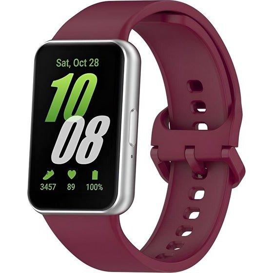 Techsuit - Watchband (W086) - Samsung Galaxy Fit3 - Burgundy