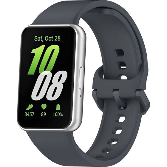 Techsuit - Watchband (W086) - Samsung Galaxy Fit3 - Dark Grey