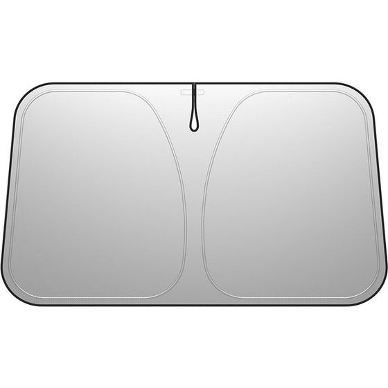 Spigen - Car Front Windshield Sunshade UO260 - UPF2000+, 99.95% Uv Blocking Rate, M Size - Black - (ACP11460)