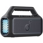 Anker Bluetooth Speaker Soundcore Boom 2 New Version, 80W, TWS, RGB, Waterproof, Black - (A3138012)