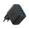 Anker Wall Charger Zolo, 50W, 3A, 2 x USB-A - 2 x USB-C, Black