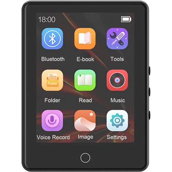 Ruizu MP3 Player A6 �� ����� ���� 2.8'', 32GB, Bluetooth, �������� �����, ����� - (A6-32GB)