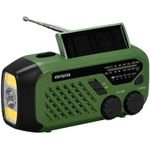 AIWA Portable Emergency Radio With AM/Fm Reception Green - (R-99EM)